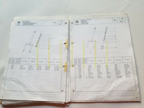 Piaggio NRG 50 1994 catalogo ricambi originale