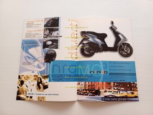 Piaggio NRG 50 MC3 2001 depliant originale ITALIANO scooter