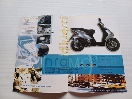 Piaggio NRG 50 MC3 2001 depliant originale ITALIANO scooter