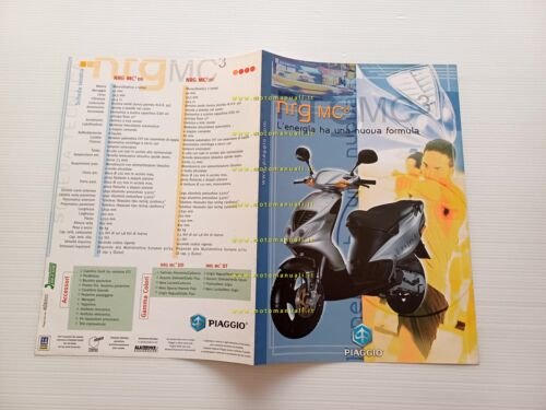 Piaggio NRG 50 MC3 2001 depliant originale ITALIANO scooter