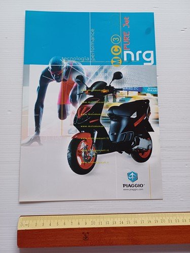 Piaggio NRG 50 MC3 Pure Jet iniezione 2003 depliant originale …