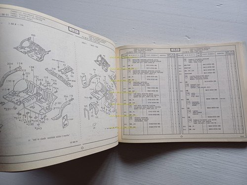 Piaggio Porter 1993 catalogo ricambi originale