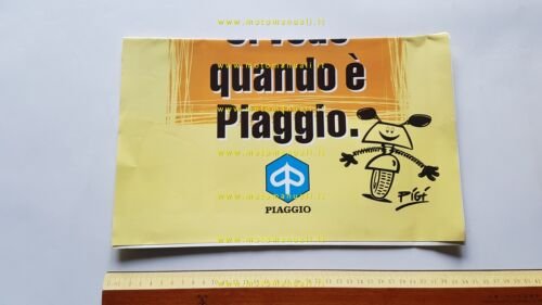 Piaggio produzione modelli 1994 depliant originale italiano