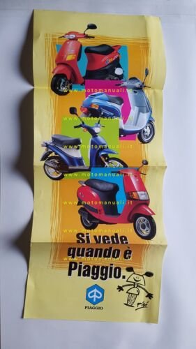 Piaggio produzione modelli 1994 depliant originale italiano