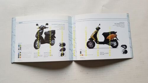 Piaggio produzione modelli 2001 depliant originale italiano