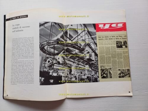 Piaggio Rivista Aziendale originale n. 86 1964 - la Vespa …