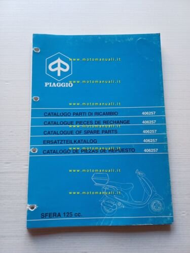 Piaggio Sfera 125 1995 catalogo ricambi originale