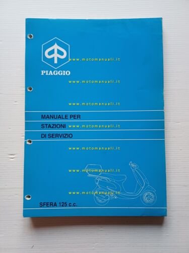 Piaggio Sfera 125 1995 manuale officina italiano originale workshop manual