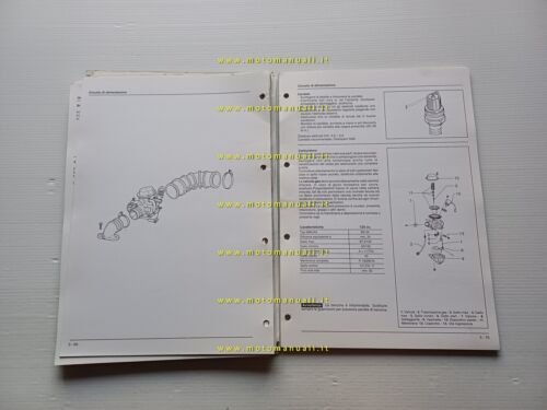 Piaggio Sfera 125 1995 manuale officina italiano originale workshop manual