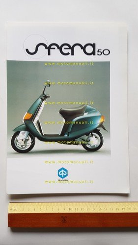 Piaggio Sfera 50 depliant italiano originale