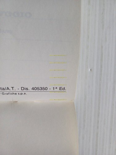 Piaggio Sfera 50 manuale uso manutenzione libretto istruzioni italiano originale