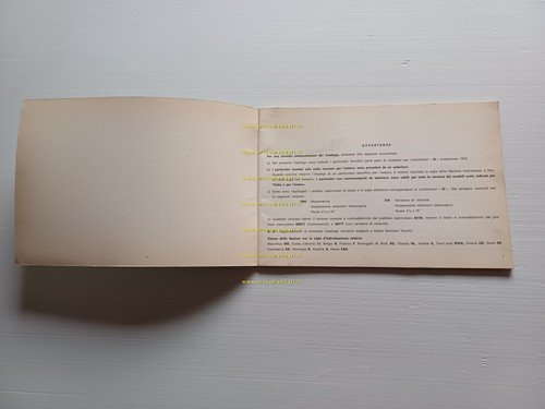 Piaggio SI 50 1979 catalogo ricambi originale spare parts catalogue