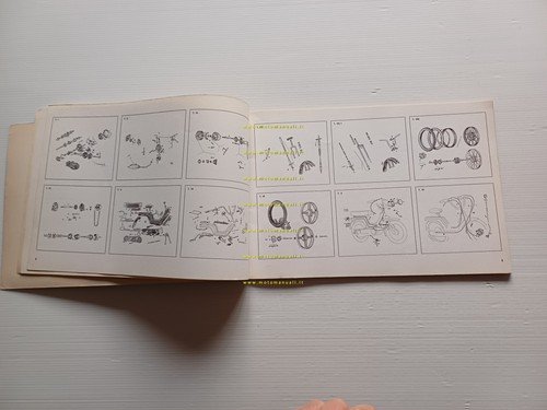 Piaggio SI 50 1979 catalogo ricambi originale spare parts catalogue