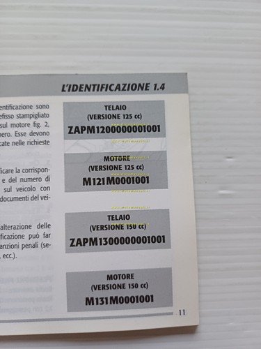 Piaggio Skipper 125 - 150 2T (ZAPM) manuale uso manutenzione …