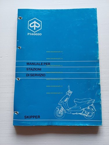 Piaggio Skipper 125 -180- 125 4T 2000 manuale officina TELAIO …