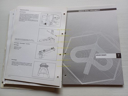 Piaggio Skipper 125 -180- 125 4T 2000 manuale officina TELAIO …
