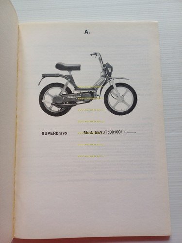 Piaggio SuperBravo 50 1985 catalogo ricambi originale