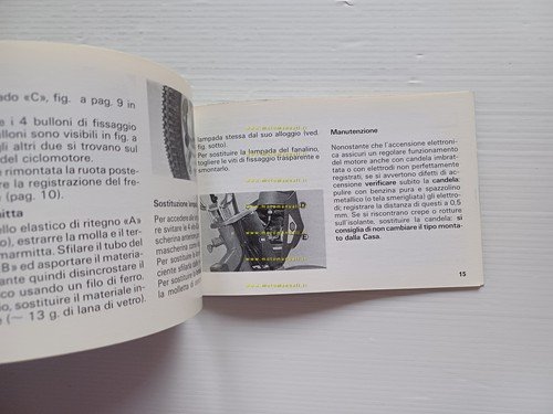 Piaggio Superbravo 50 1986 manuale uso manutenzione libretto italiano originale