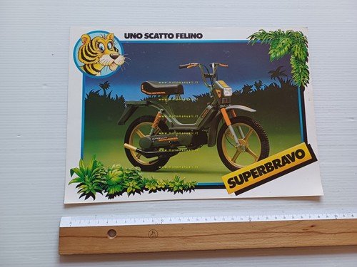 Piaggio Superbravo 50 depliant italiano originale