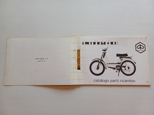 Piaggio Toledo 50 1980 catalogo ricambi originale italiano