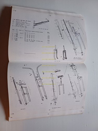 Piaggio tutti modelli Vespa Ape Ciclom. 1947-87 elenco generale catalogo …