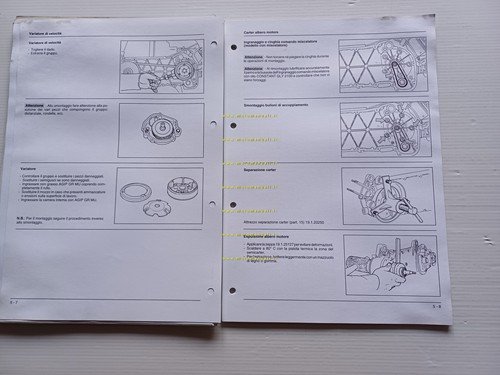 Piaggio Velofax 50 1995 manuale officina italiano originale