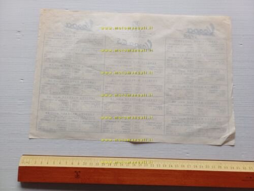 Piaggio Vespa 125 - 150 - GS listino versioni 1958 …