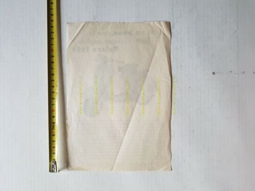 Piaggio Vespa 125 1959 depliant scooter italiano originale