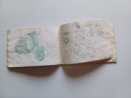 Piaggio Vespa 125 2% manuale uso manutenzione libretto originale