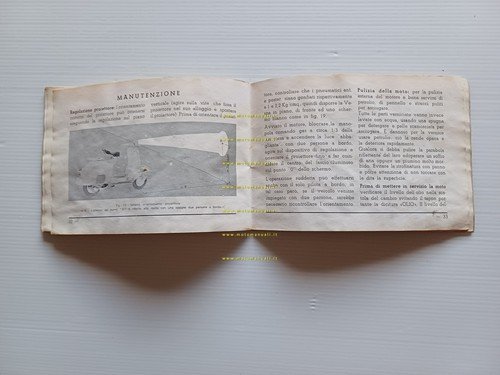 Piaggio Vespa 125 2% manuale uso manutenzione libretto originale