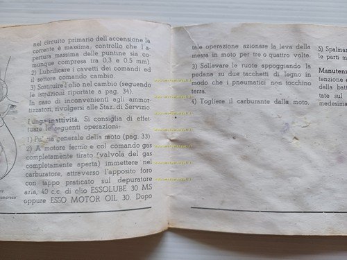 Piaggio Vespa 125 2% manuale uso manutenzione libretto originale