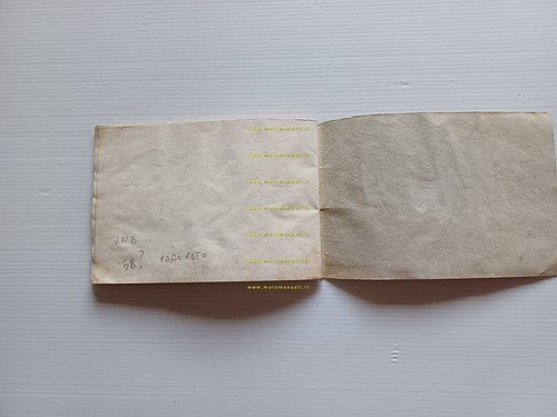 Piaggio Vespa 125 2% manuale uso manutenzione libretto originale