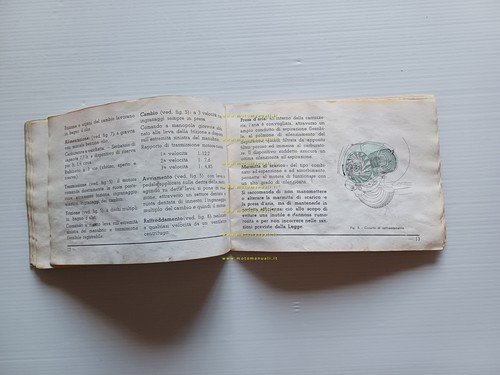 Piaggio Vespa 125 2% manuale uso manutenzione libretto originale
