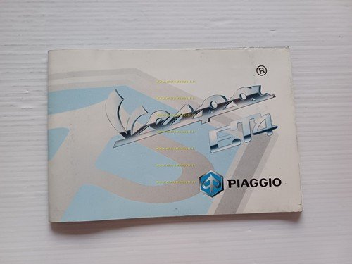 Piaggio Vespa 125 ET4 2000 manuale uso manutenzione originale PORTOGHESE