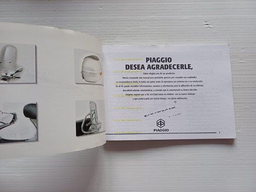 Piaggio Vespa 125 ET4 2000 manuale uso manutenzione originale SPAGNOLO