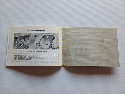 Piaggio Vespa 125 Primavera 1970 manuale uso manutenzione libretto originale