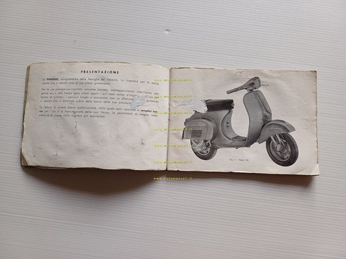 Piaggio Vespa 125 Primavera 1970 manuale uso manutenzione libretto originale
