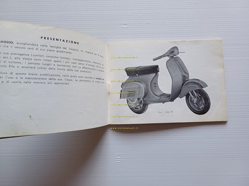 Piaggio Vespa 125 Primavera 1970 manuale uso manutenzione libretto originale