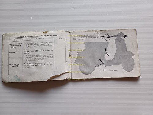 Piaggio Vespa 125 Primavera 1970 manuale uso manutenzione libretto originale