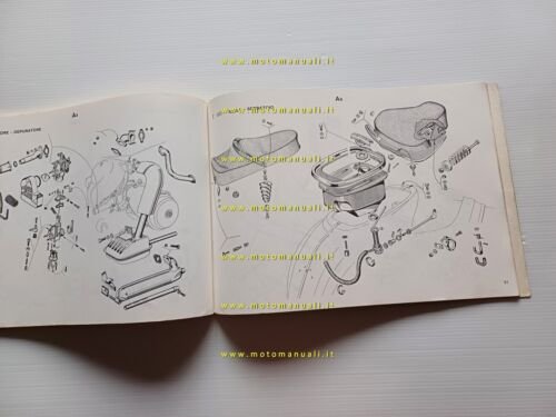 Piaggio VESPA 125 PRIMAVERA ET3 -50 R-50 SPECIAL 1982 manuale …