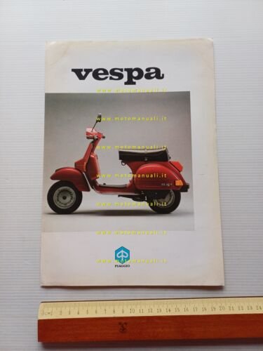 Piaggio Vespa 125 PX Arcobaleno depliant originale italiano