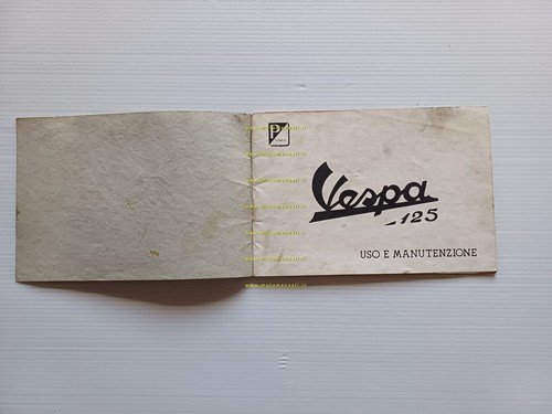 Piaggio Vespa 125 VN1T - VN2T manuale uso manutenzione libretto …