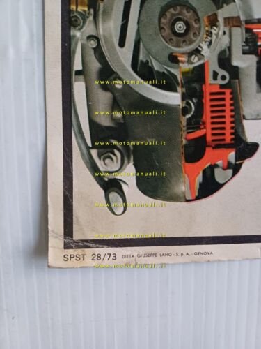 Piaggio Vespa 150 Sprint Veloce 1973 depliant originale italiano