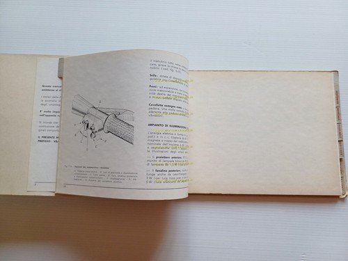 Piaggio Vespa 150 VBA 1958 manuale officina italiano originale