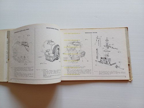 Piaggio Vespa 150 VBA 1958 manuale officina italiano originale