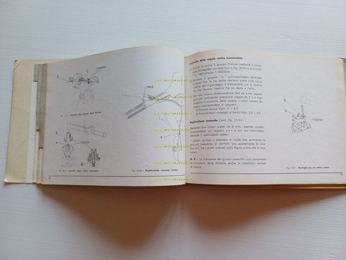 Piaggio Vespa 150 VBA 1958 manuale officina italiano originale