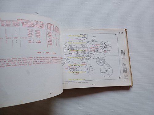 Piaggio Vespa 150 VBA catalogo ricambi originale