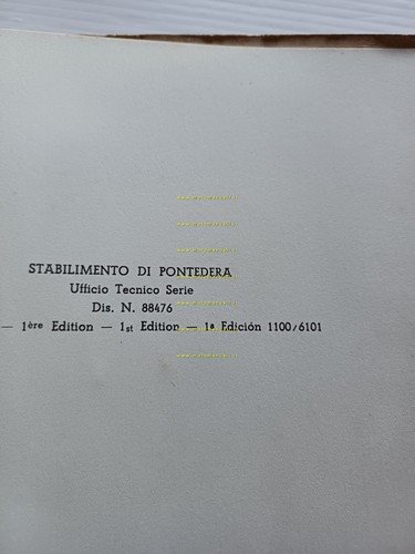 Piaggio Vespa 150 VBA catalogo ricambi originale