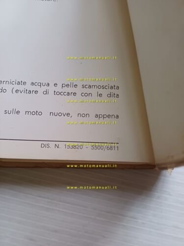 Piaggio Vespa 180-150-125-50 1968 manuale officina originale workshop manual