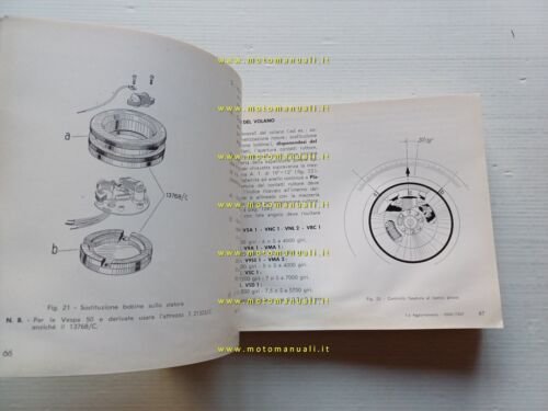 Piaggio Vespa 200-180-150-125-90-50 1972 manuale officina originale shop manual